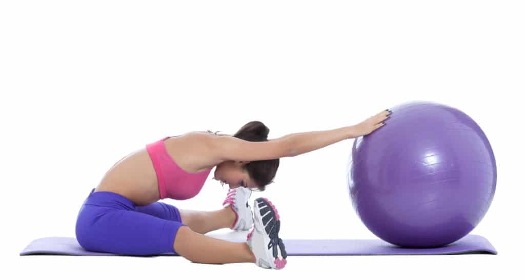 Swiss Ball Lower Back Stretch