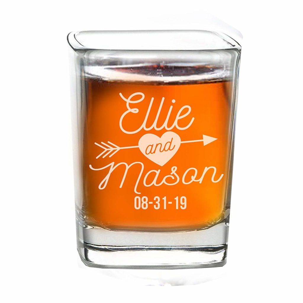 Custom Shot Glasses Wedding Favor