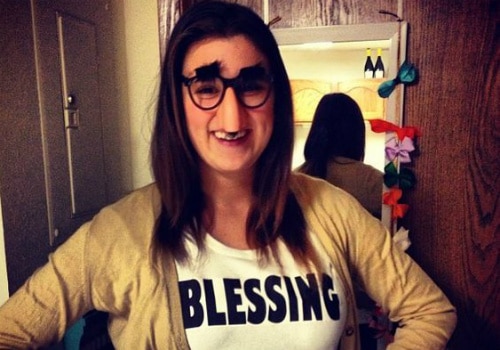 Homemade blessing in Disguise pun outfit