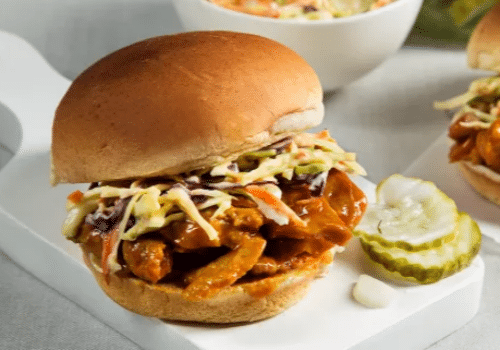 Carolina-Style Barbecue Sandwich Vegetarian Recipe