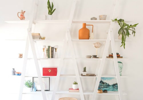 A-Frame Ladder Shelving Idea