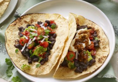 Lime and Chipotle Black Bean Tacos Vegetarian Recipe