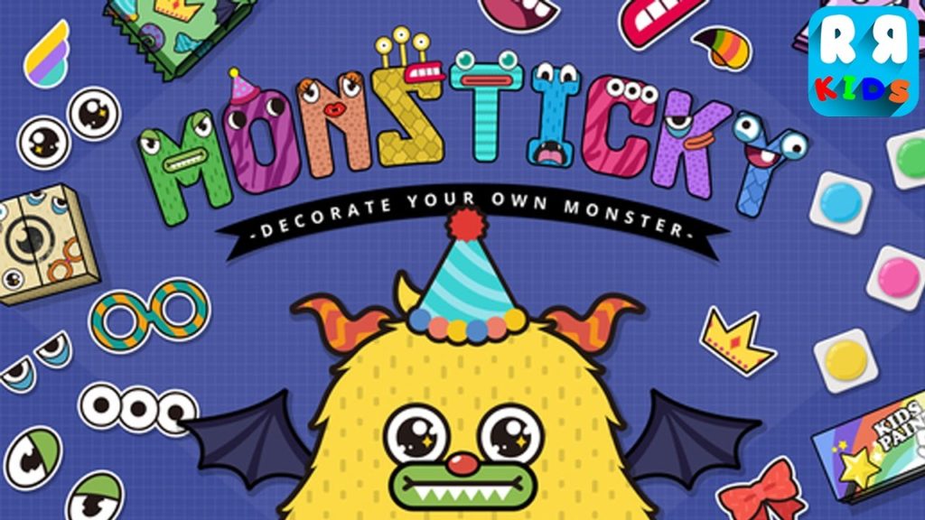 MonSticky-Decorate Your Monsters Children's App