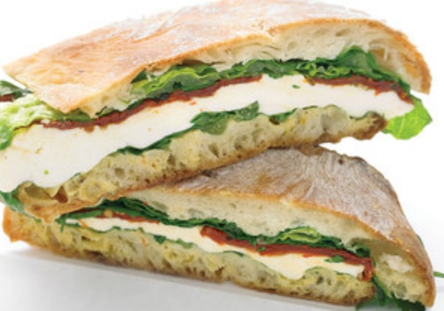 Pressed Mozzarella and Tomato Sandwich Vegetarian Recipe