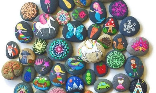 Rock Painting Summer Activity