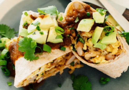 Breakfast Burrito Vegetarian Recipe