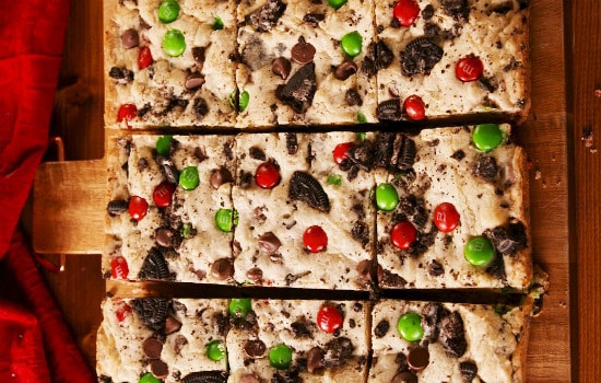 Christmas Blondies Recipe