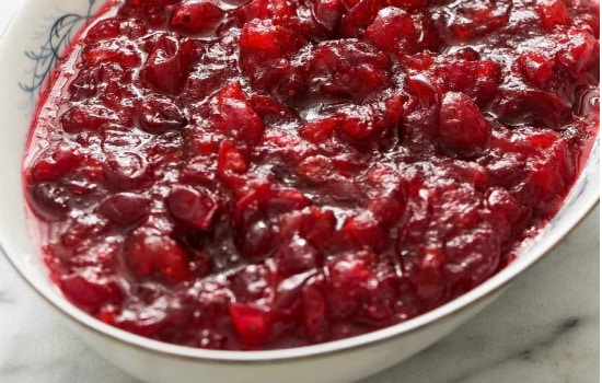 Cranberry Sauce Christmas Dish