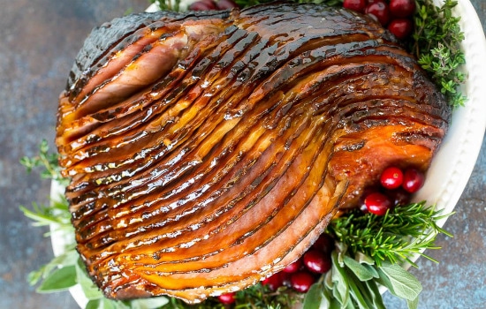 Glazed Ham Christmas Dish