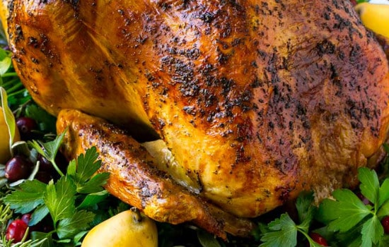 Herb Roasted Turkey Christmas Dish