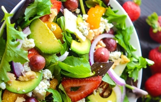 Summer Fruit Chopped Salad Recipe