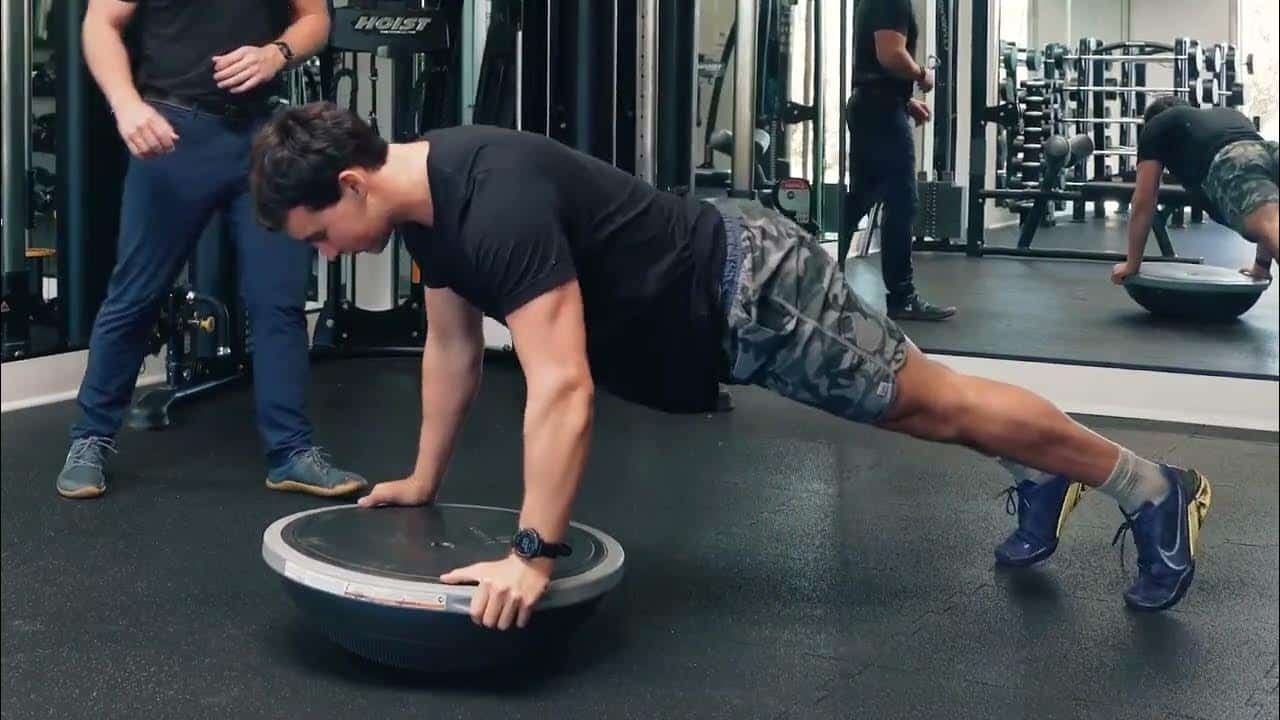 Bosu Ball Burpees Exercise