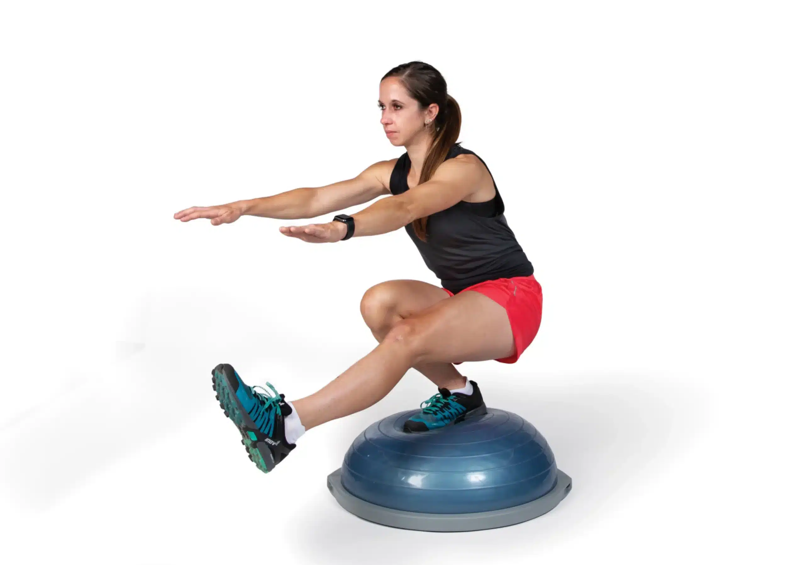 Bosu Ball Foot Taps Exercise