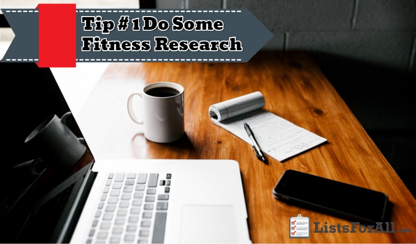 Do Some Fitness Research