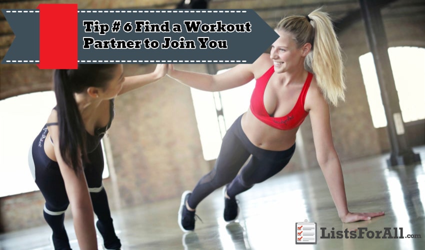 Find a Workout Partner to Join You