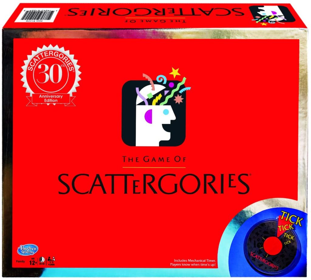 Scattergories Board Game