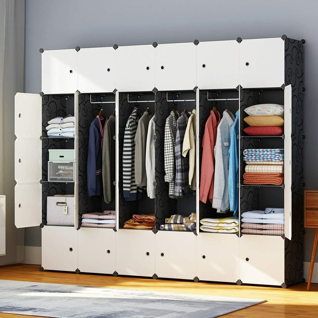 Armoire Clothes Storage Organizer