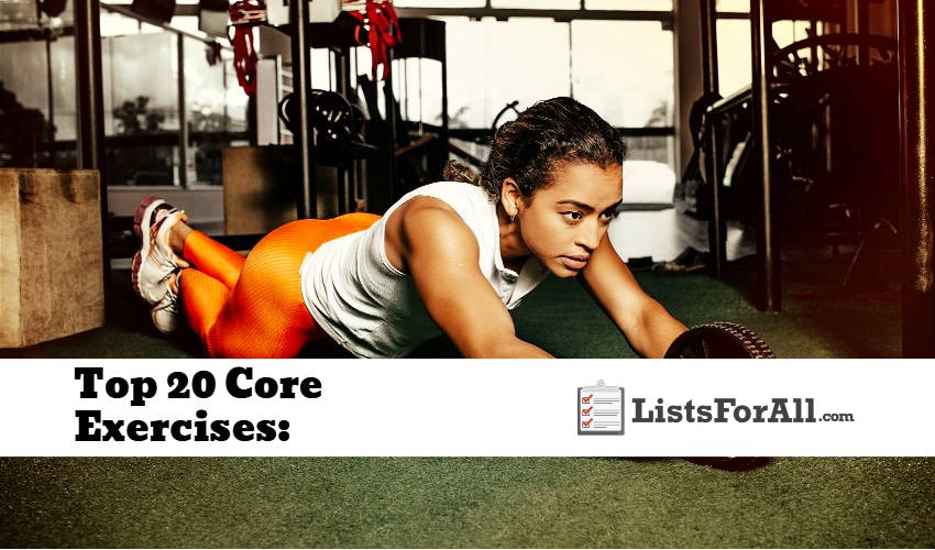 Top 20 Core Exercises