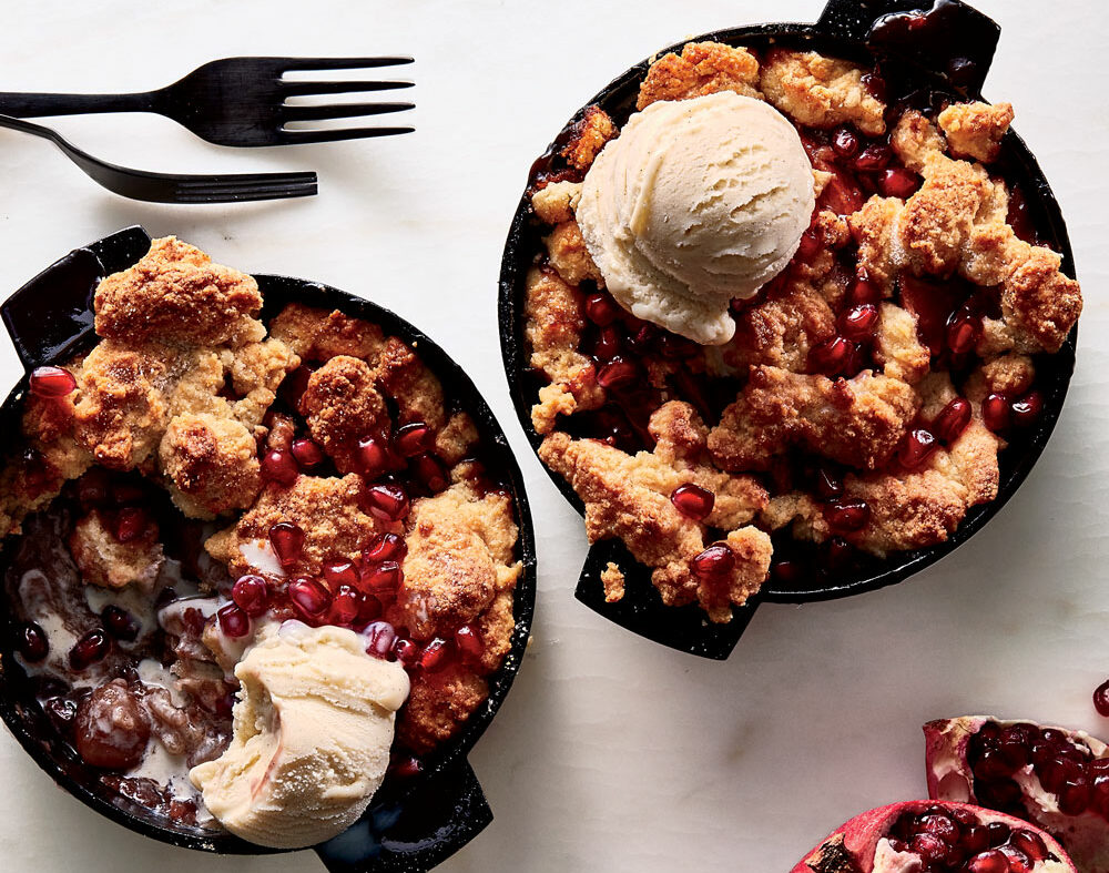 Apple and Pomegranate Cobbler Recipe