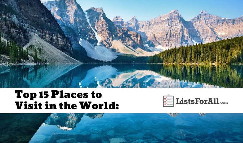 Best Places to Visit in the World