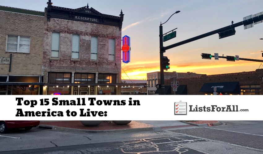 Best Small Towns in America to Live