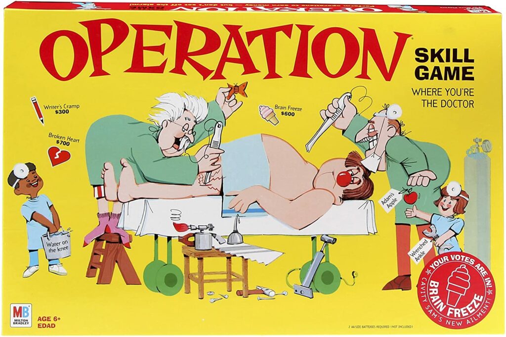 Hasbro Operation Electronic Board Game