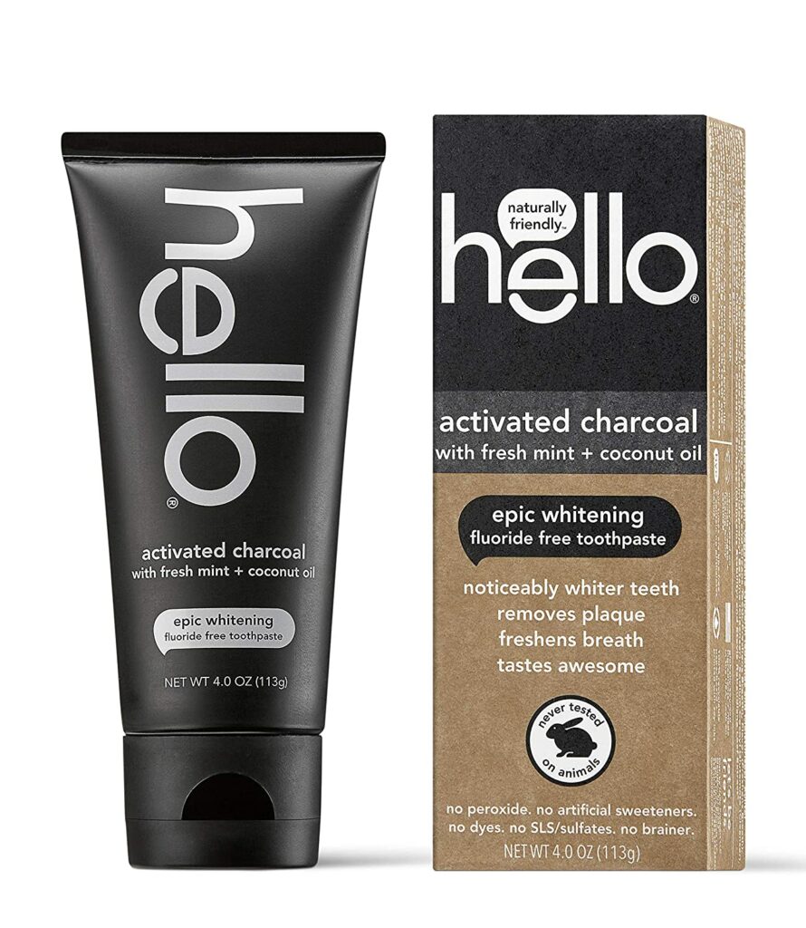 Hello Activated Charcoal Toothpaste