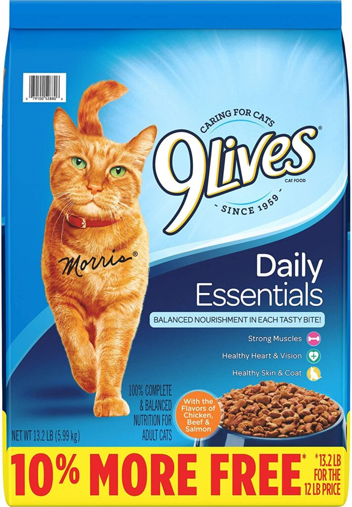 9Lives Daily Essentials Salmon Chicken & Beef Cat Food