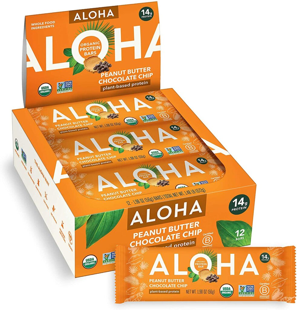 ALOHA Organic Plant-Based Protein Bars