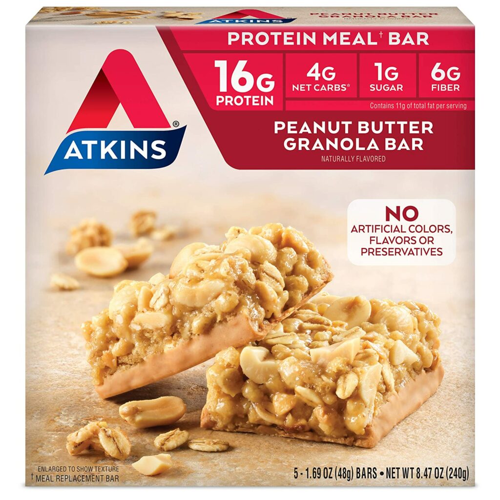 Atkins Peanut Butter Granola Keto-Friendly Protein Meal Bar