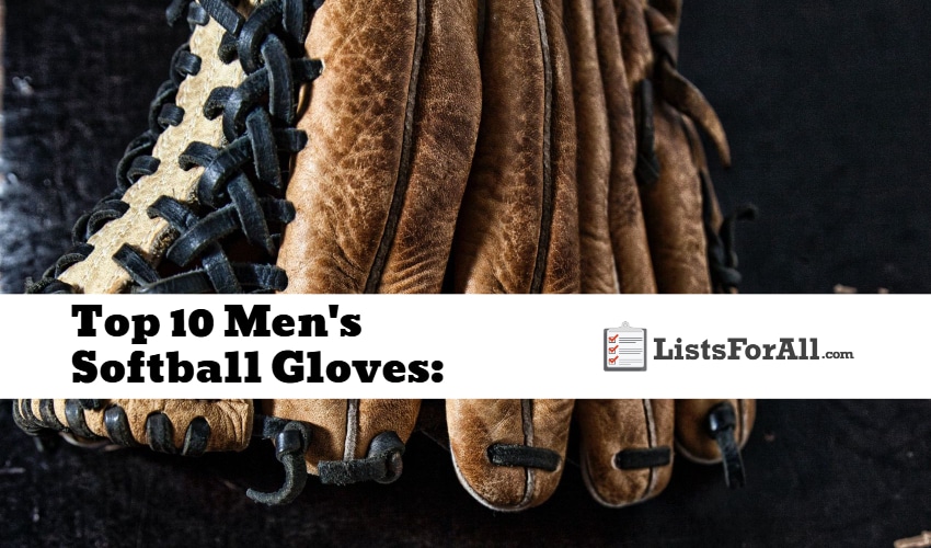 Best Men's Softball Gloves