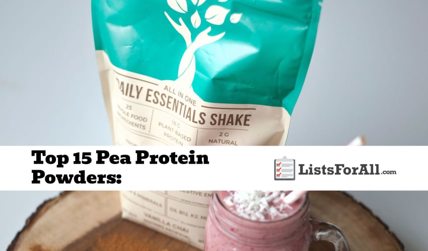 Best Pea Protein Powders