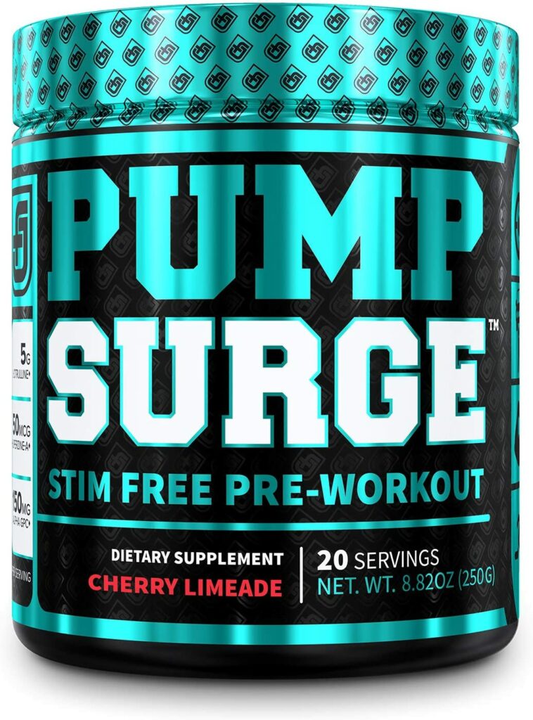 Caffeine Free Pump & Nootropic Pre Workout Supplement