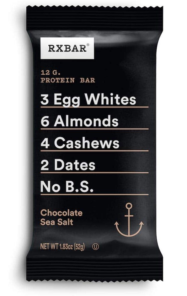 RXBAR, Chocolate Sea Salt, Gluten-Free Protein Bar