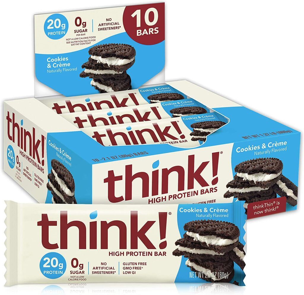 Cookies and Crème, Sugar-Free, GMO-Free Protein Bars