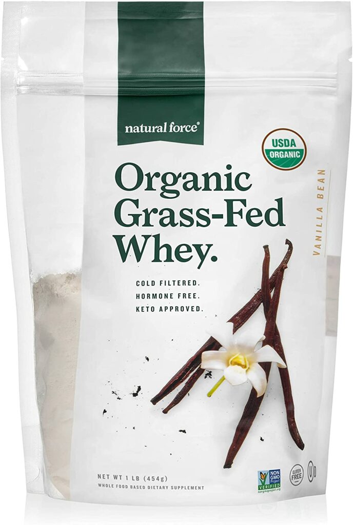 Grass Fed Organic Whey Protein Powder