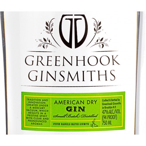 Greenhook Ginsmiths Gin