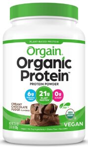 Organic Plant-Based Creamy Chocolate Protein Powder