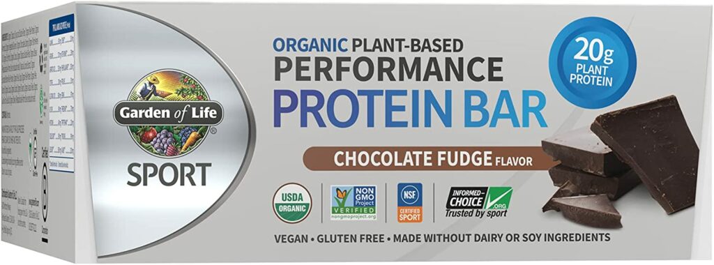 Organic Plant Based Performance Protein Bars