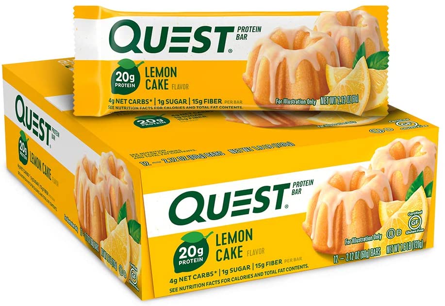 Quest Nutrition Lemon Cake Protein Bar