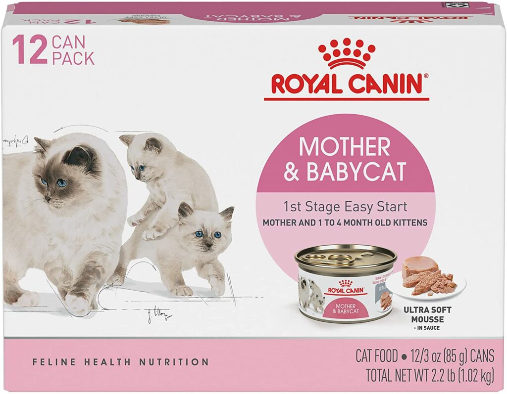 Royal Canin Mother & Babycat Ultra-Soft Mousse in Sauce Wet Cat Food