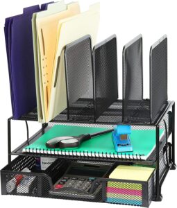 SimpleHouseware Mesh Desk Organizer