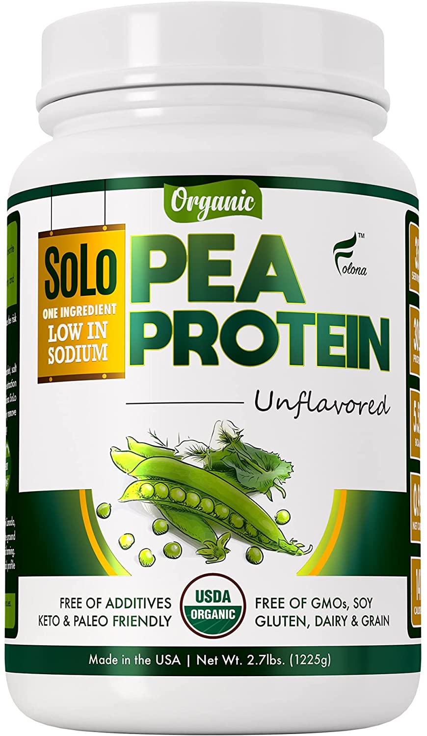 Solo Organic Pea Protein Powder