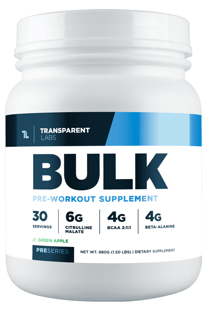 Transparent Labs Bulk Pre Workout Supplement