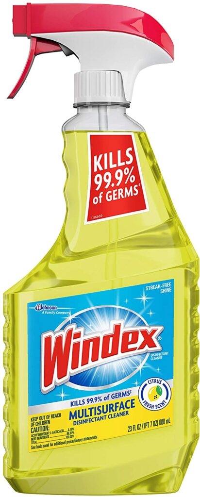 Windex Multi-Surface Cleaner and Disinfectant Spray