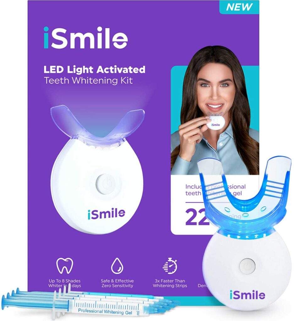 iSmile Teeth LED Light Whitening Kit