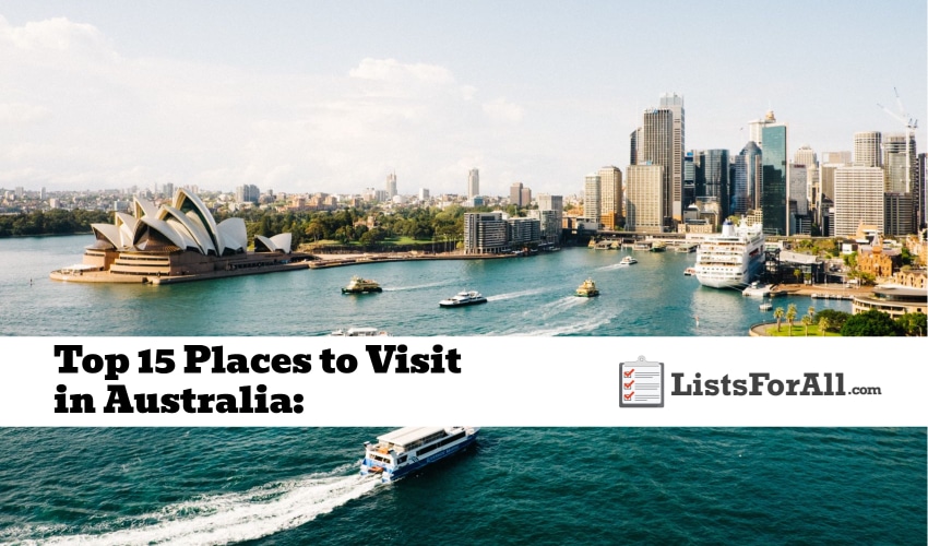 Best Places to Visit in Australia