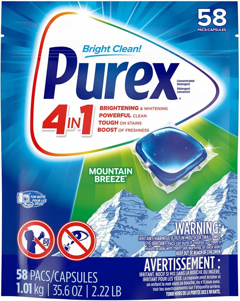 Purex laundry detergent pods