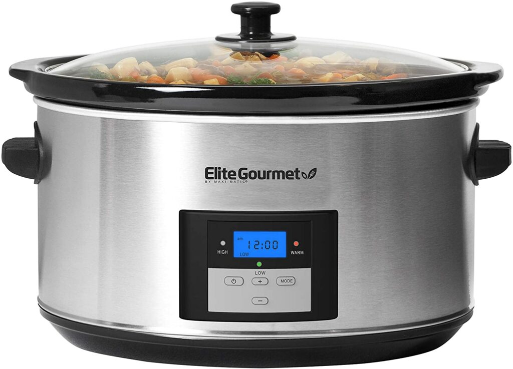 Elite Gourmet Digital Slow Cooker