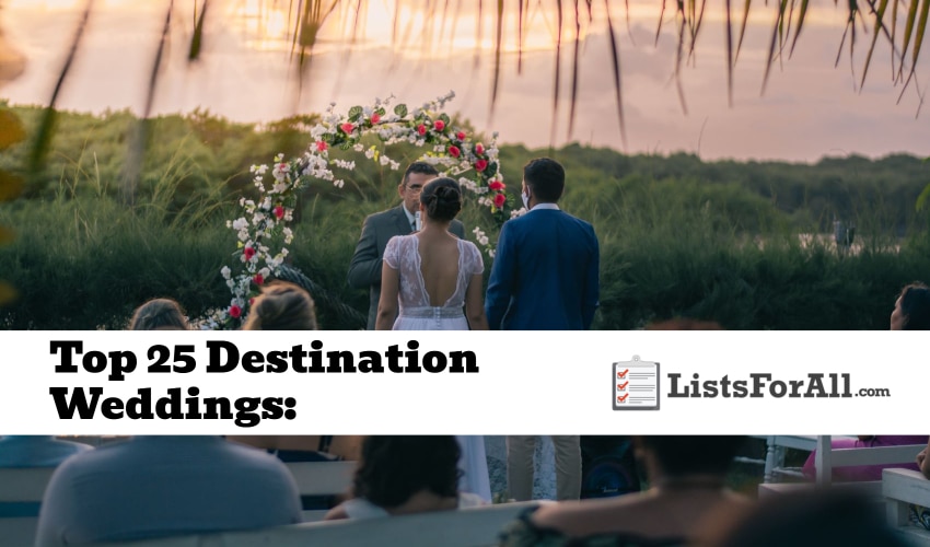 Best Destination Weddings